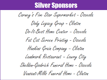 Silver Sponsor Salute