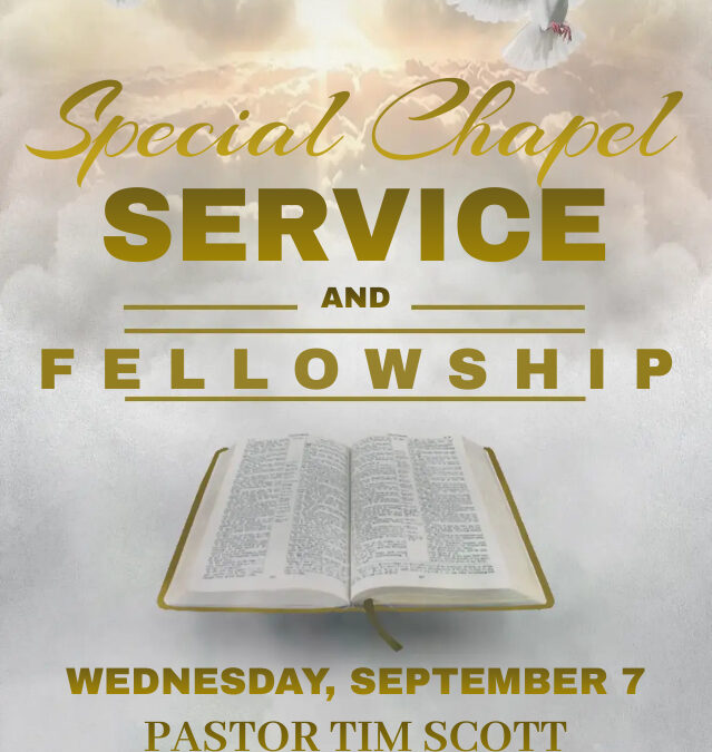 Special Chapel Service 09-07-22